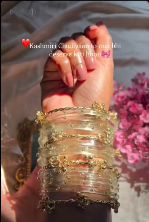 Kashmiri Raindrop Bangles (12 pcs)