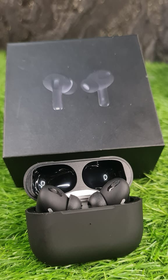 Black Pro 2 TWS Wireless Earbuds,  Touch Control, Noise Cancelling, with Charging Case | Airpods